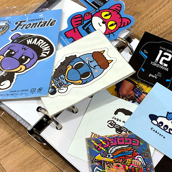 フロンターレ日記 / アズネロ店長　初めてのシール帳作り