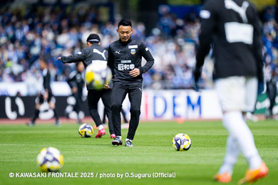 本日のアウェイで大賞は、90分を通してピッチを縦横無尽に走り回り、攻撃では同点ゴールを決めた、河原創選手です!