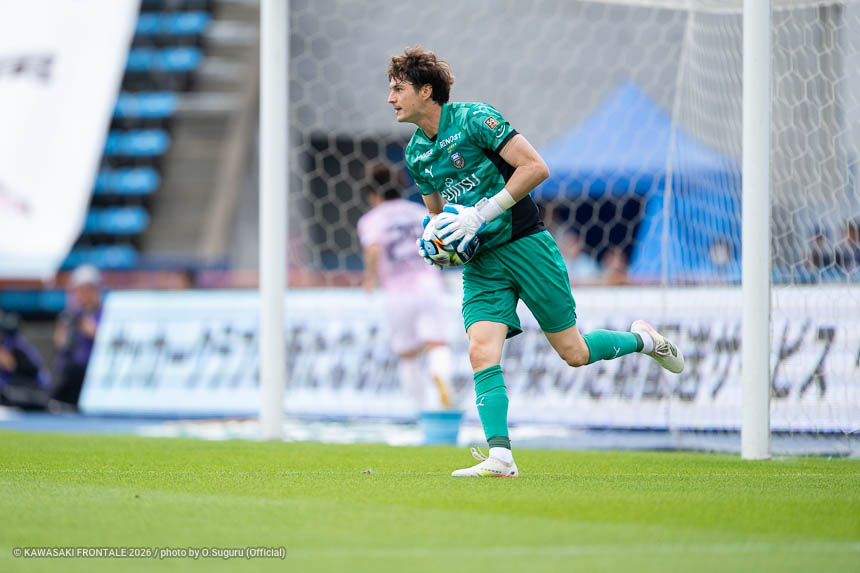 GK1 / 山口 瑠伊選手 GK1 / 山口 瑠伊選手