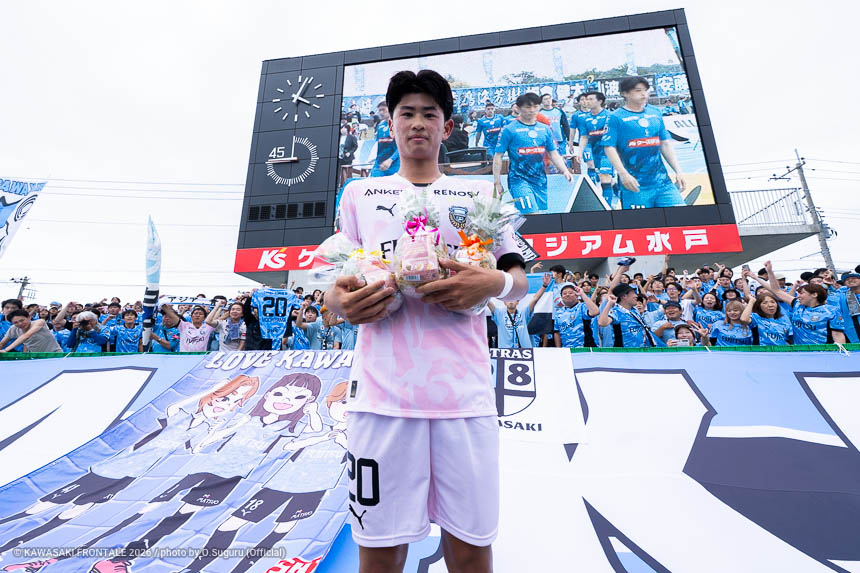 3得点を決めたFW20 / 持山 匡佑選手 3得点を決めたFW20 / 持山 匡佑選手